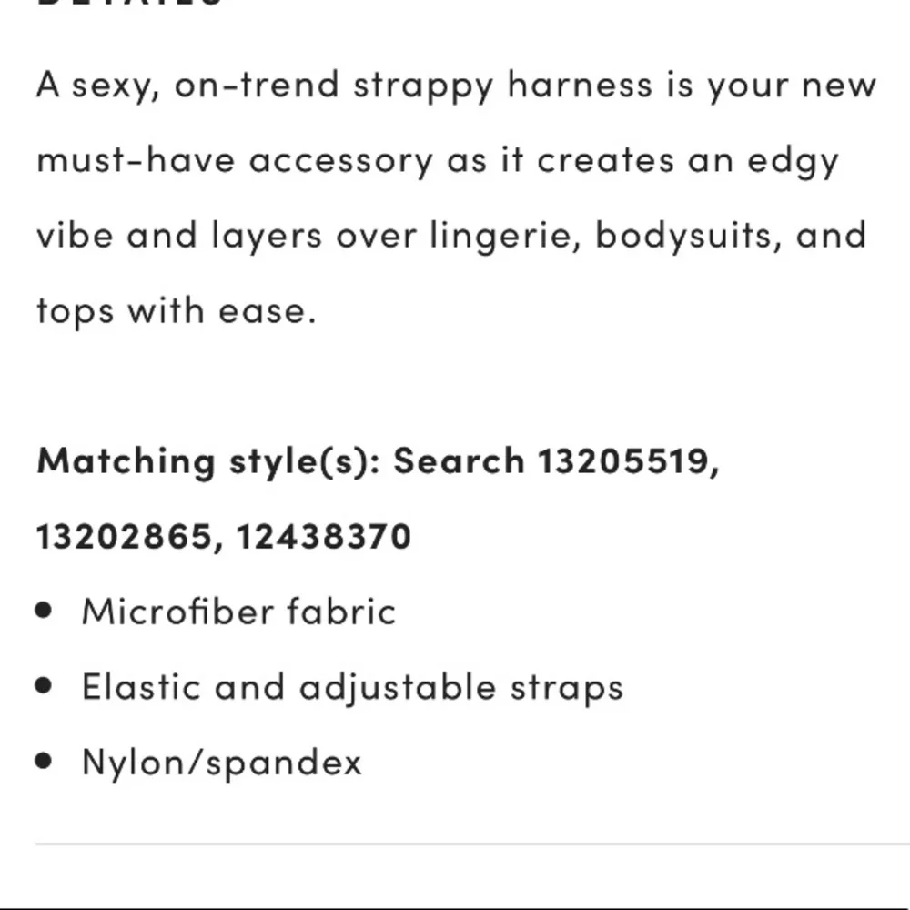 TORRID NWT BLACK STRAPPY HARNESS - Picture 6 of 6